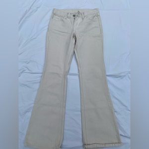 John Galt Bootcut Cream Denim Jeans